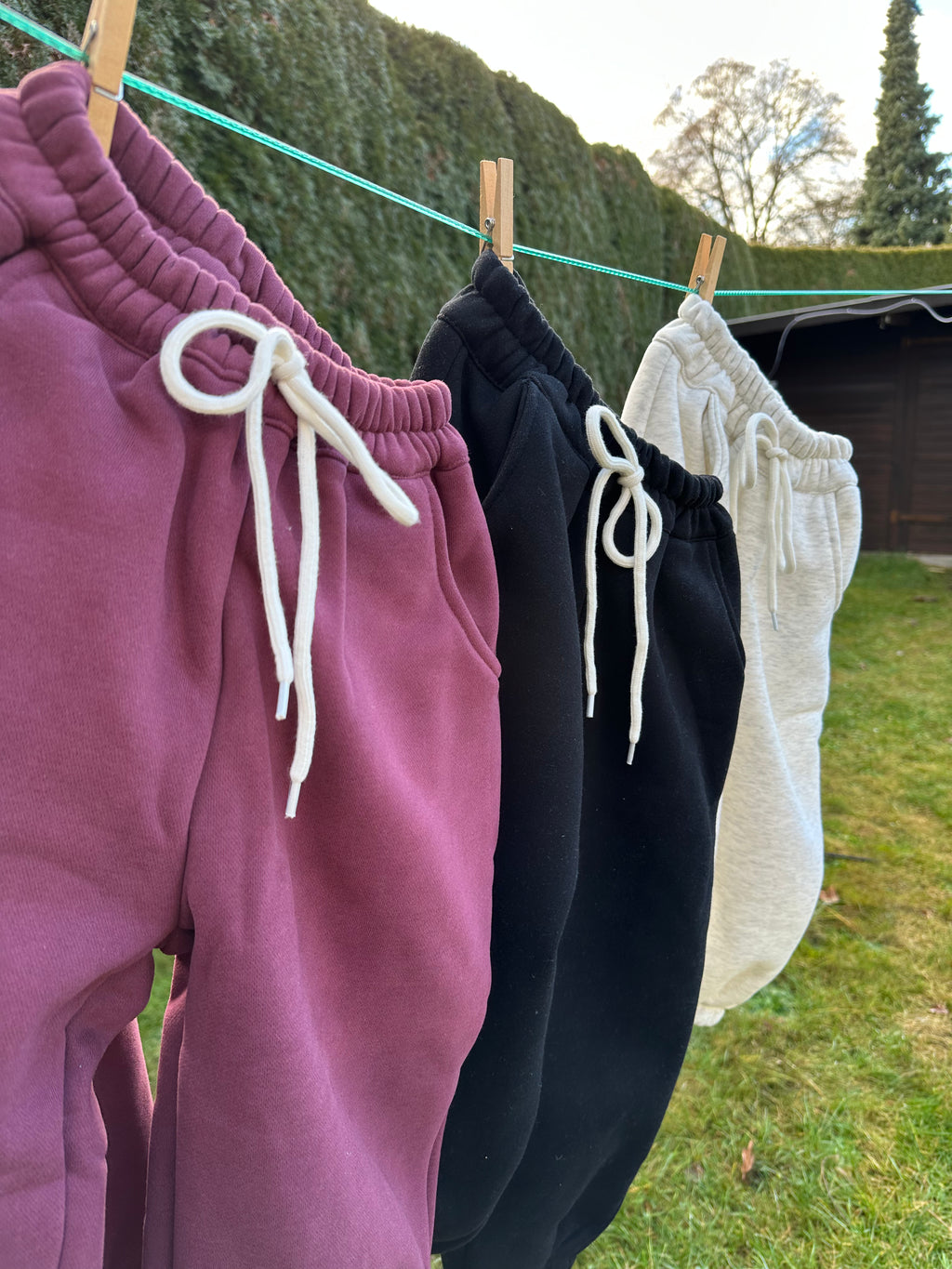 The Cozy Jogger - Wine Red